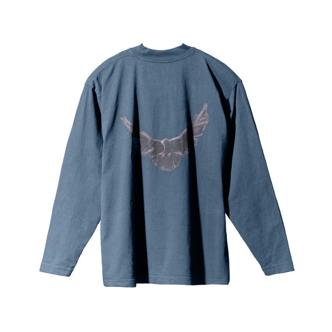 Dove Longsleeve Tee - Dark Blue Image 2