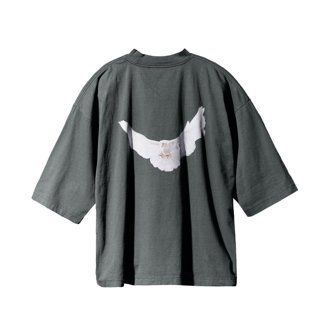 Dove 3/4 Sleeve Tee - Dark Green Image 2