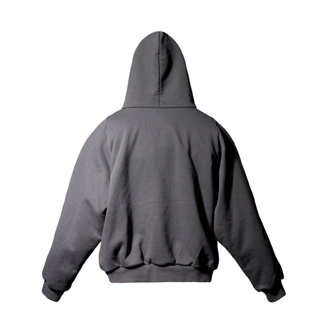 Logo Shrunken Hoodie - Black Image 2