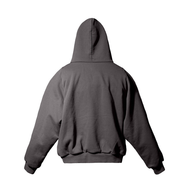 Logo Shrunken Hoodie - Dark Grey Image 2