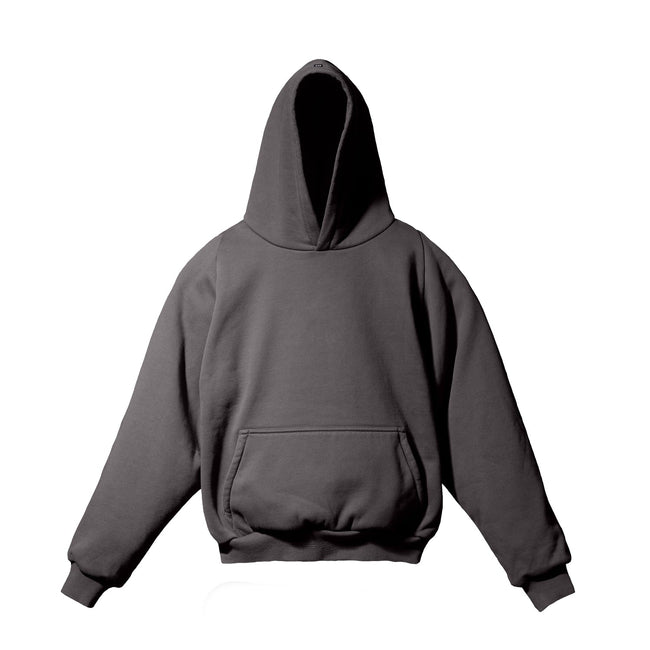 Logo Shrunken Hoodie - Dark Grey Image 1
