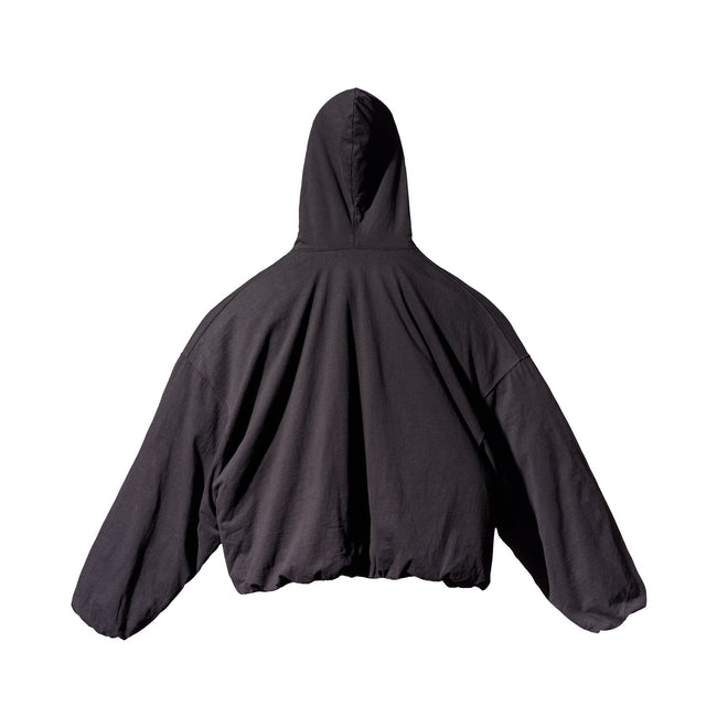 Padded Hoodie - Black Image 2