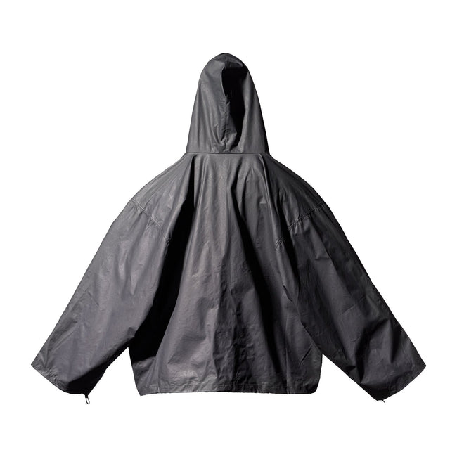 Coated Cotton Anorak - Black Image 2