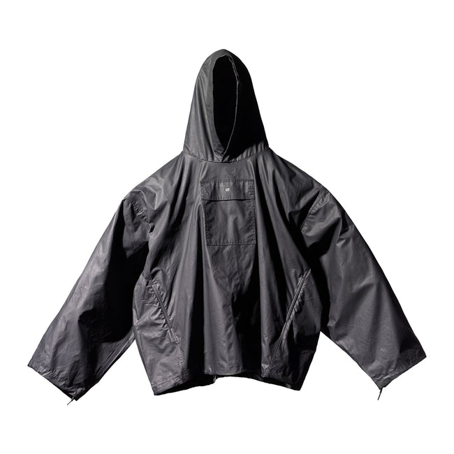 Coated Cotton Anorak - Black Image 1