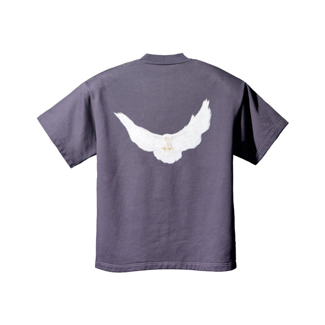 Dove Padded Heavy Fleece Tee - Black Image 2