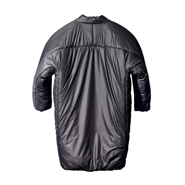 Long Round Jacket - Black Image 2