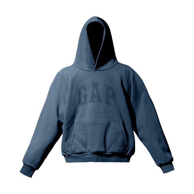 Dove Shrunken Hoodie - Dark Blue Image 1