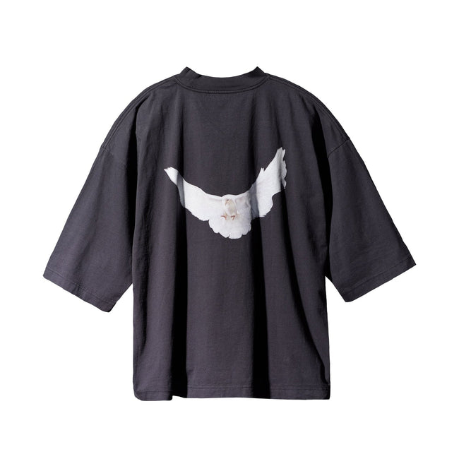 Dove 3/4 Sleeve Tee - Black Image 2