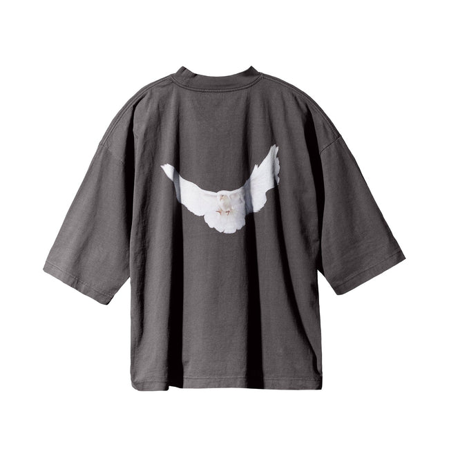 Dove 3/4 Sleeve Tee - Dark Grey Image 2