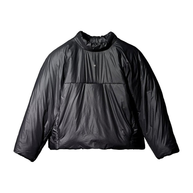 Mock Neck Pull Over - Black Image 1